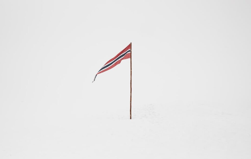 Photo norwegian flag