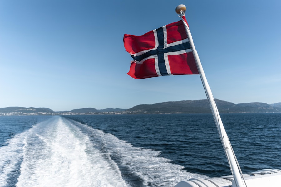 Photo norwegian flag
